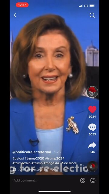 Bottoms Up Nancy!! You have no CLUE what the American people want!