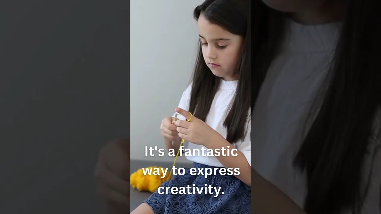 "Passing on the Art of Crocheting to the Next Generation | Relaxing Hobby for Kids #crocheting