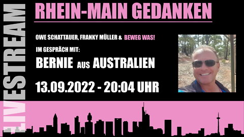 Rhein Main Gedanken 091-Beweg Was! Im Gespräch mit Bernie aus Australien