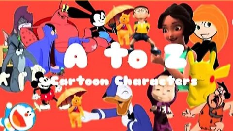 A to Z cartoon character