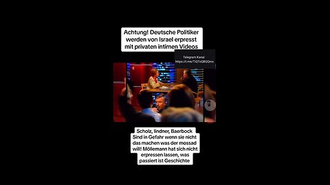 🇩🇪 Deutsche Politiker werden von 🇮🇱 ISRAEL 🔥 ERPRESST mit privaten INTIMEN Videos 🔥