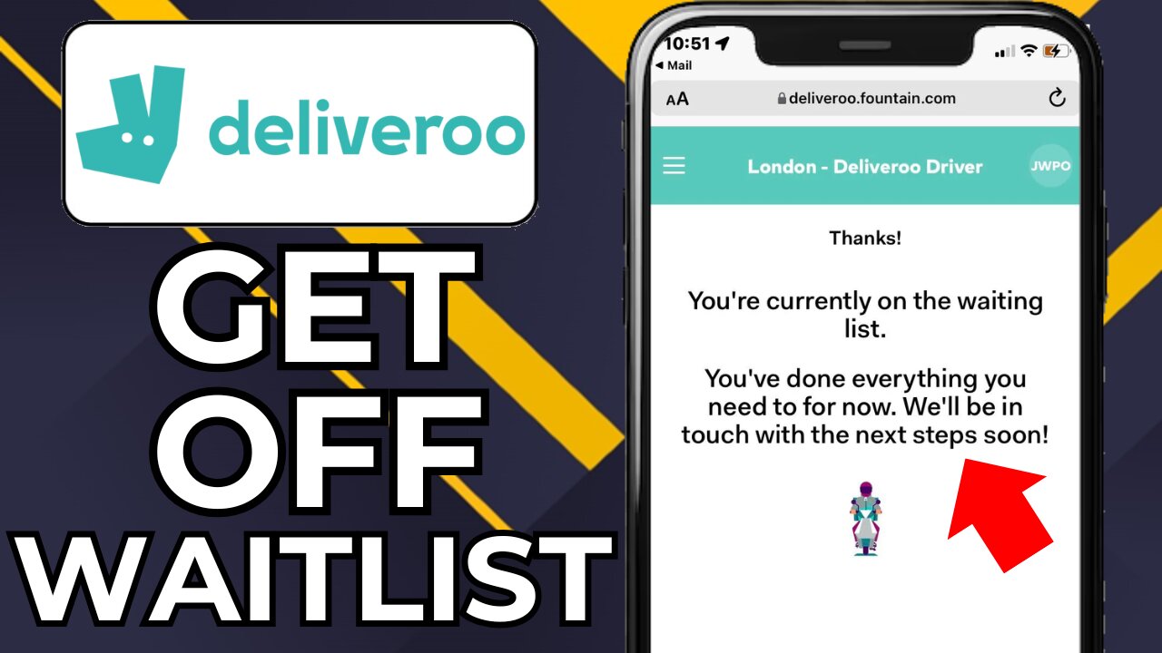 HOW TO GET OFF DELIVEROO WAITLIST