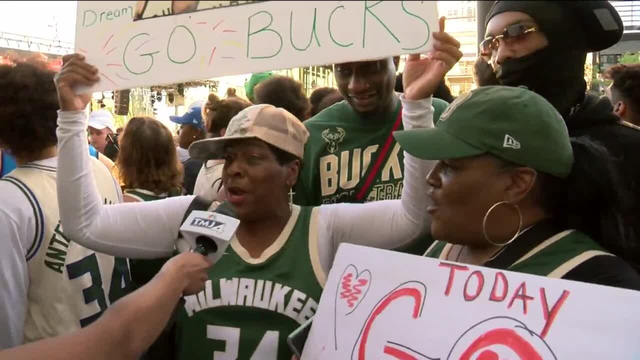 Fans pack the the Deer District for Game 3