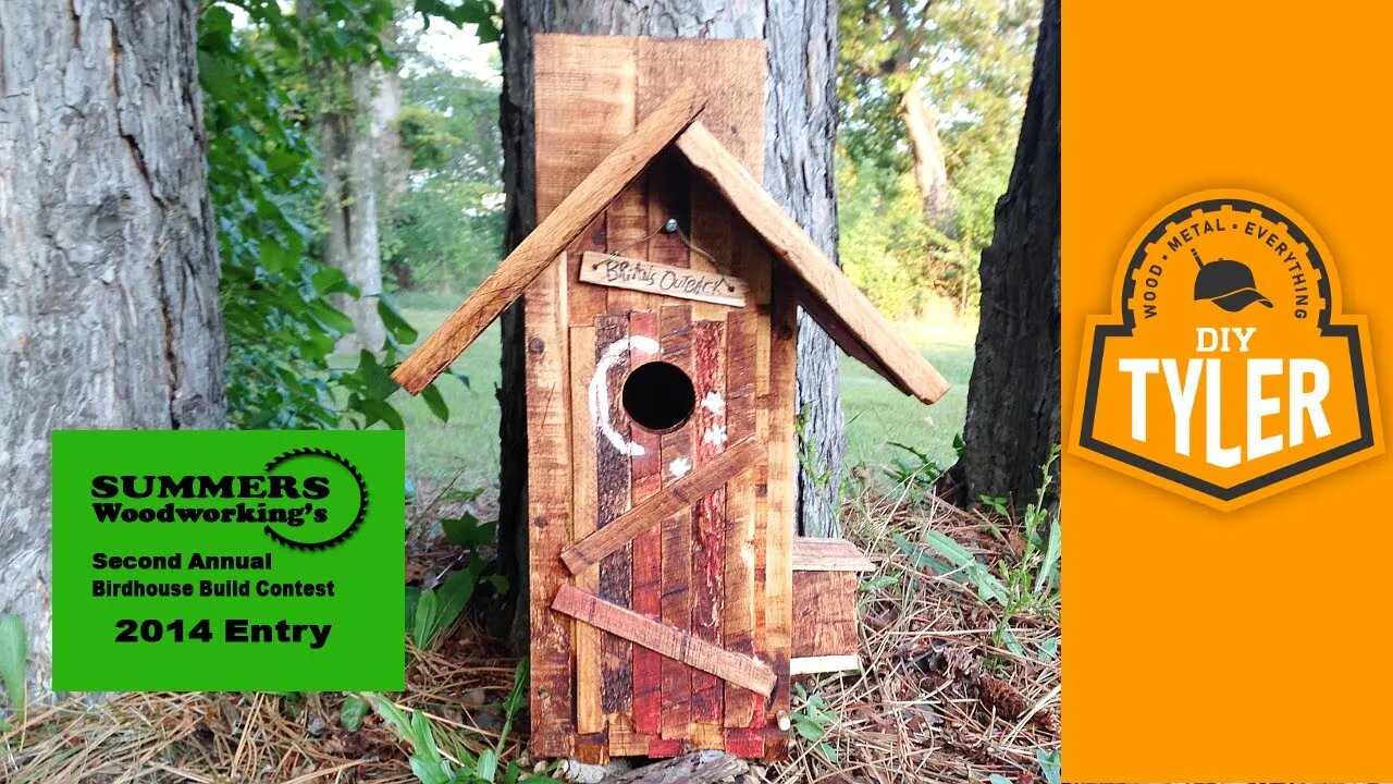 DIYTyler Rustic Bluebird House Outhouse Style