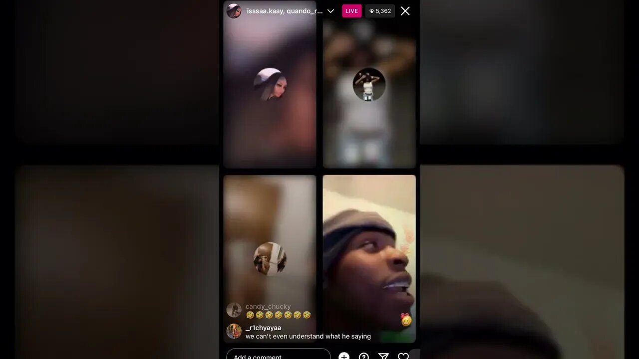 QUANDO RONDO IG LIVE: Quando Kick It With Some Girls On Live & They Fight Over Him (09-01-23) PT.1