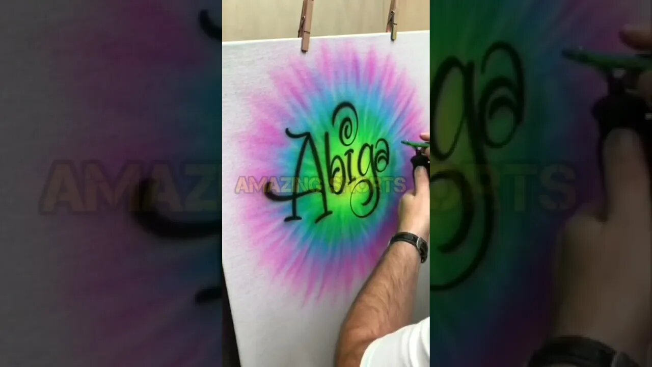 Amazing Airbrush Artist 🔥Using Airbrush Technique🔥#shorts #short #shortvideo