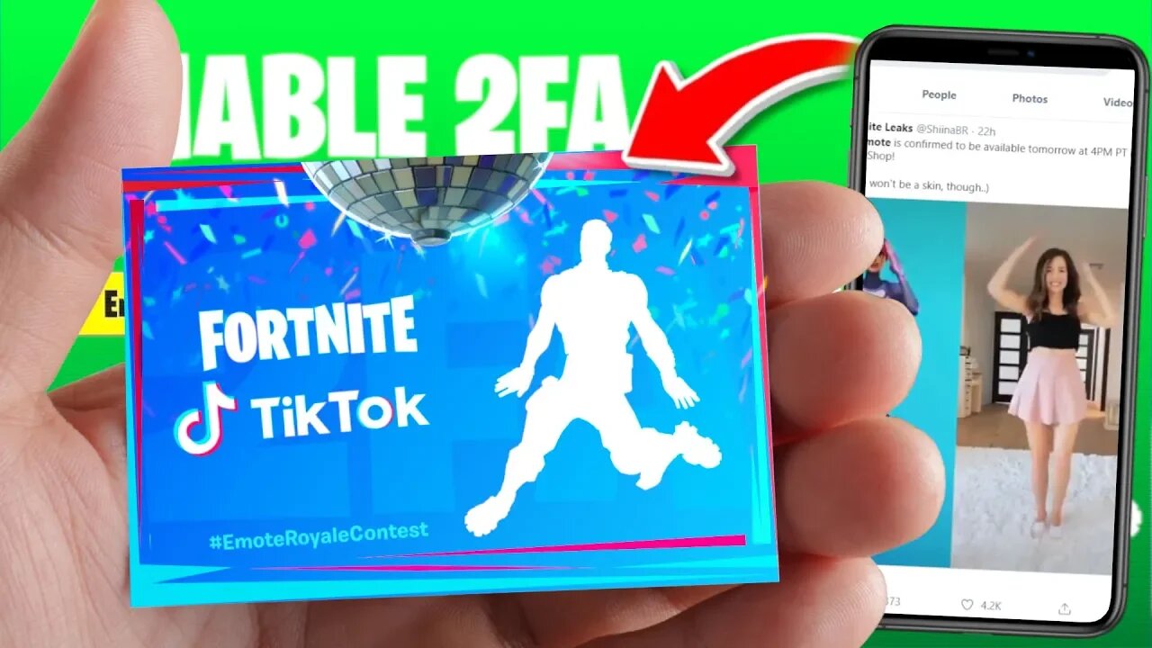 4 FREE TikTok EMOTES added to Fortnite.. (New Dances)