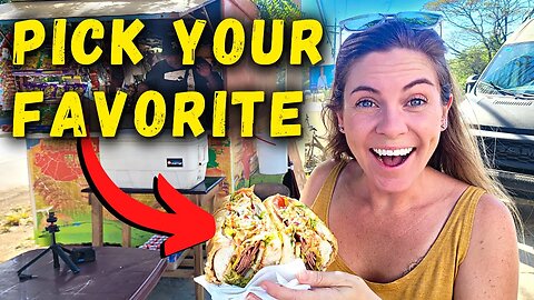 Authentic EL SALVADOR 🌮 STREET FOOD & Road Trip Adventure!! 