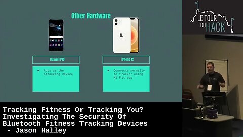 Tracking Fitness or Tracking You Investigating the Security of Bluetooth Devices by Jason Halley