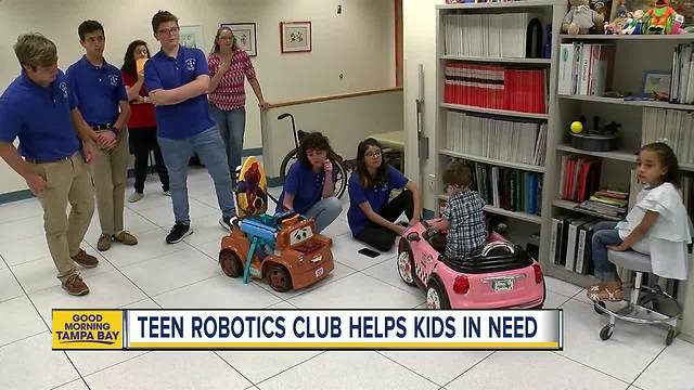 Tech-savvy teens helping kids at Tampa hospital