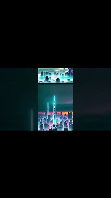 Exploring a Futuristic Cyberpunk City Generated by AI #shorts #viral #share