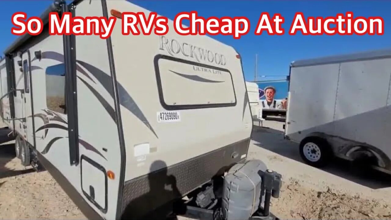 So Many RV Cheap at Auction