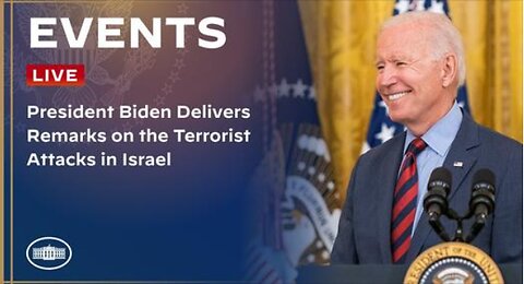 The President delivers remarks on the terrorist attacks in Israel