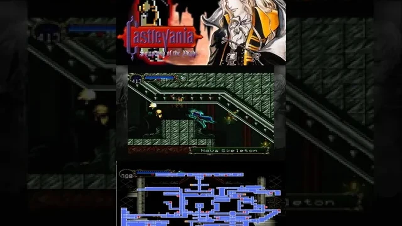 ✅CASTLEVANIA SOTN - #158 - O MELHOR METROIDVANIA #shorts