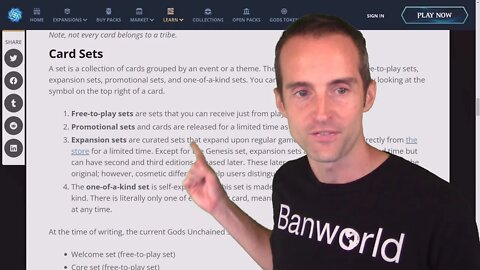 Explaining All The Sets in Gods Unchained