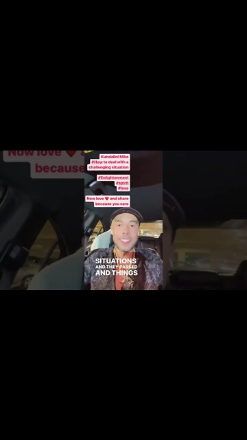 How to deal with a challenging situation #Enlightenment#spirit#loveNow love & share because u care💕