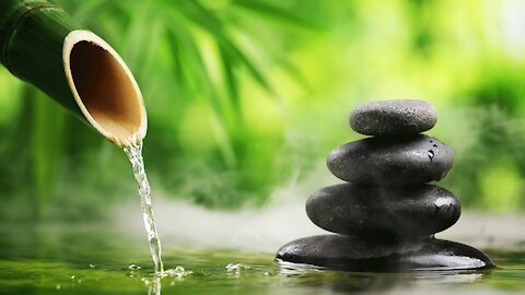 Relaxing music using drums