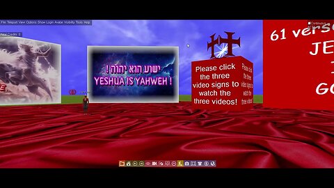 Active Worlds Online Exploration: Jesus Is God TV Server Featuring Campbell The Toast