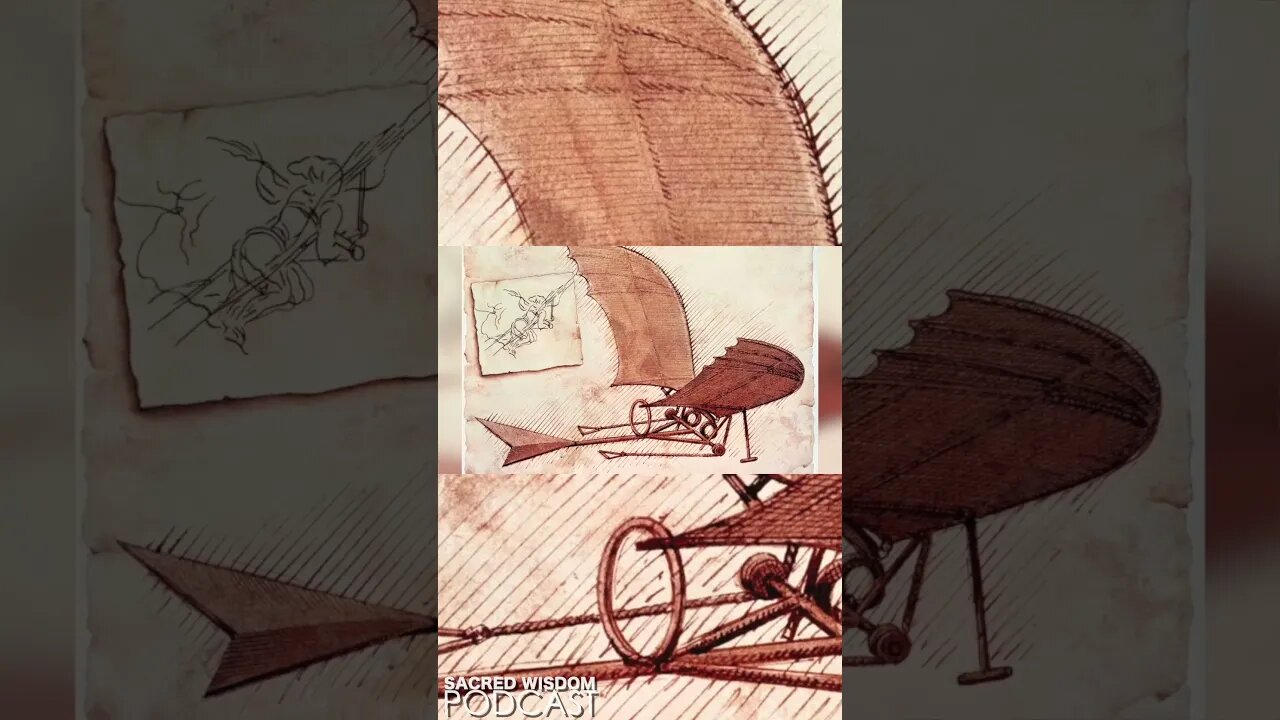 Leonardo Da Vinci Drew Plans For A Aerial Screw Parachute Submarine Ornithopter in the 15th Century