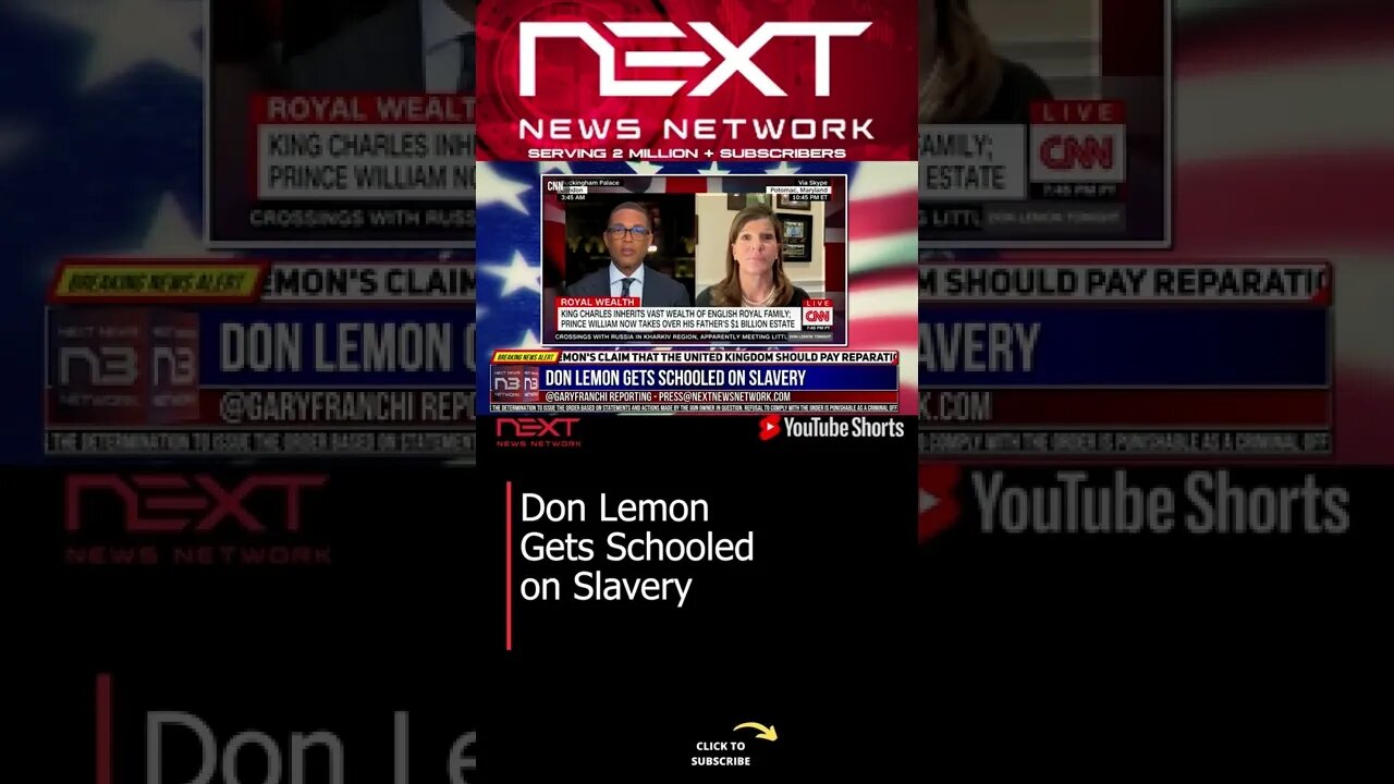 Don Lemon Gets Schooled on Slavery #shorts