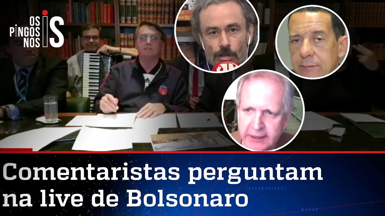 Entrevista durante a live de Jair Bolsonaro de 02/07/20