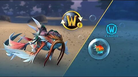 World of Warcraft Wonderous Wavewhisker + Swift Shorestrider Mounts 4k