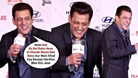 Salman Khan Talk abou Kisi Ka Bhai Kisi Ki Jaan and Started Laughing | Craziest Moment
