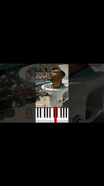 Skibidi toilet Ai Vs Original (@Ai_Vs_Original) - Octave Piano Tutorial