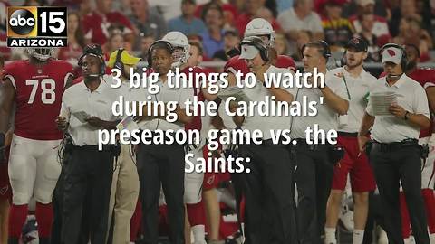 3 questions for Cardinals vs. Saints - ABC15 Sports