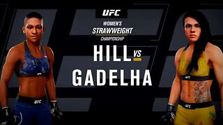 EA Sports UFC 3 Gameplay Claudia Gadelha vs Angela Hill