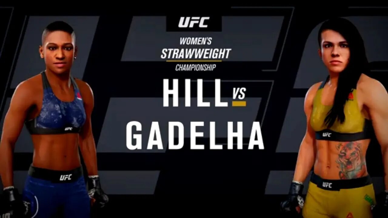 EA Sports UFC 3 Gameplay Claudia Gadelha vs Angela Hill