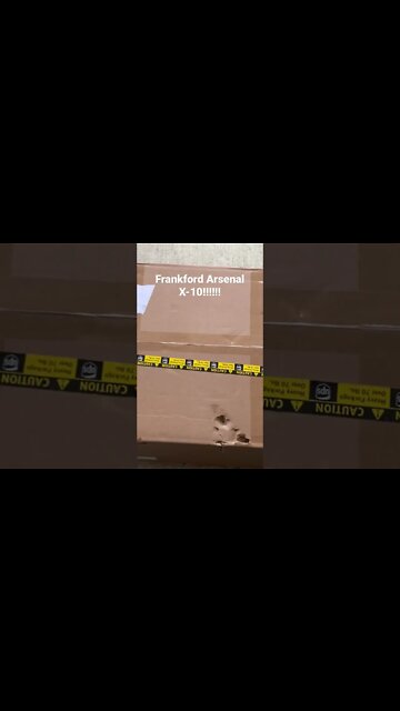 Frankford Arsenal X-10 !! I got one of the fifty! Videos to follow soon!!!!