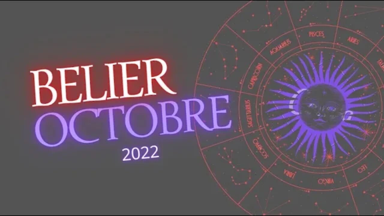 #BELIER - OCTOBRE 2022 - ** LA CHANCE VOUS ACCOMPAGNE **