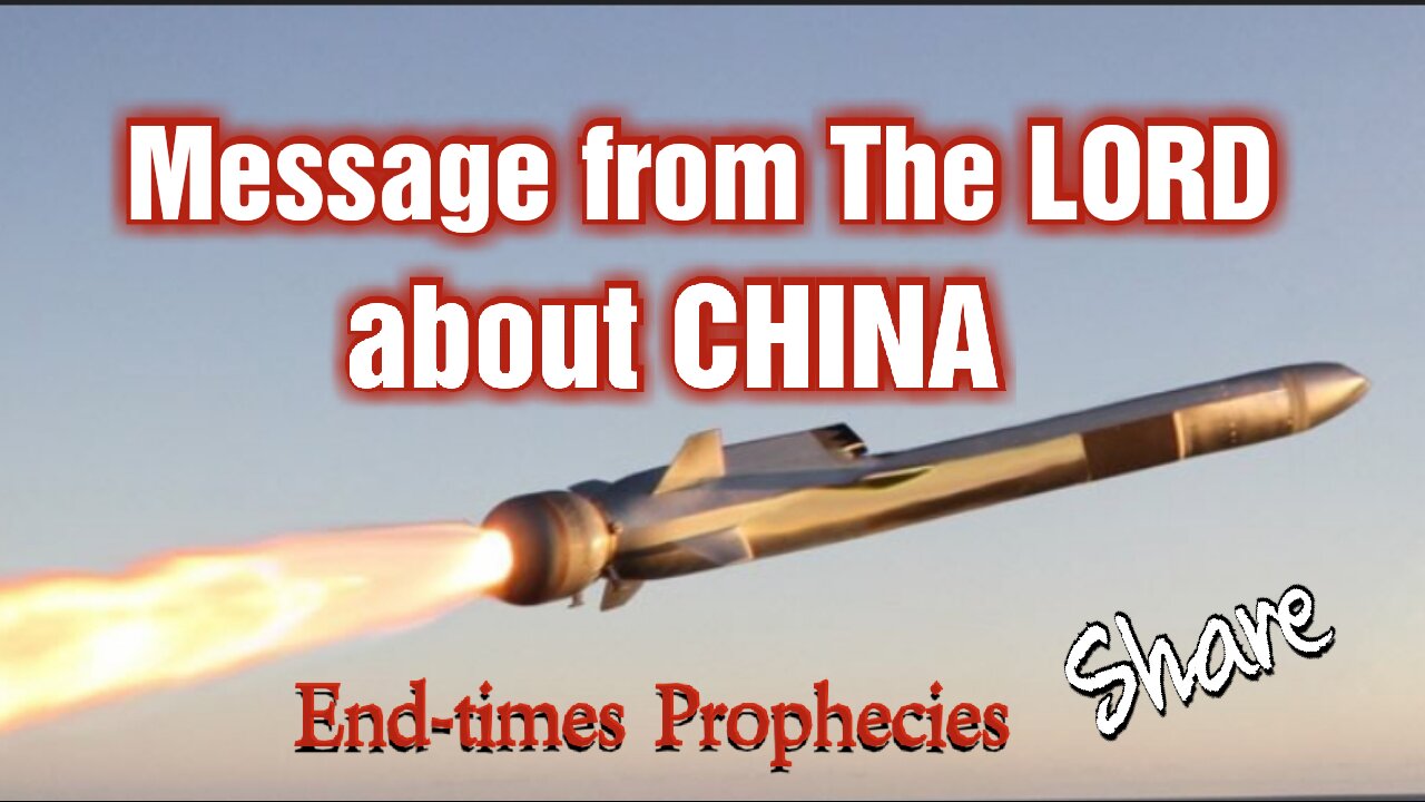 #Prophecies with China, Russia, USA and what GOD spoke. #Endtimes. Our Redemption draws Near. Share*