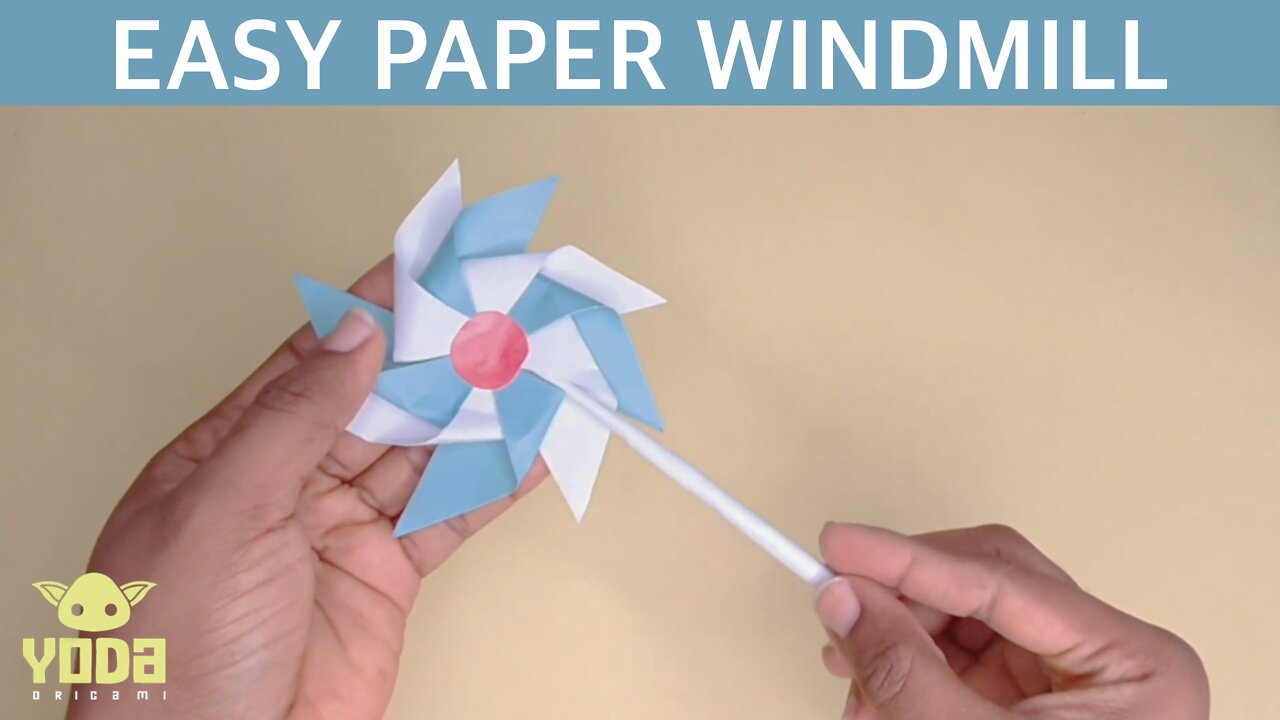 How To Make A Paper Windmill - Easy And Step By Step Tutorial