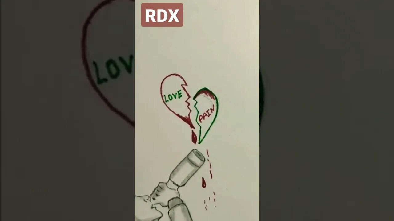 Love Pain Drawing by My Freind Lakhan