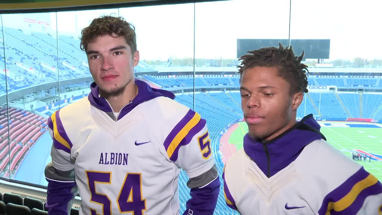 Albion players ready for section final