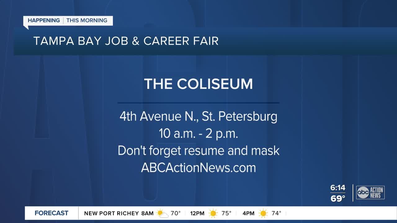 Get hired at the Tampa Bay Job and Career Fair on Monday