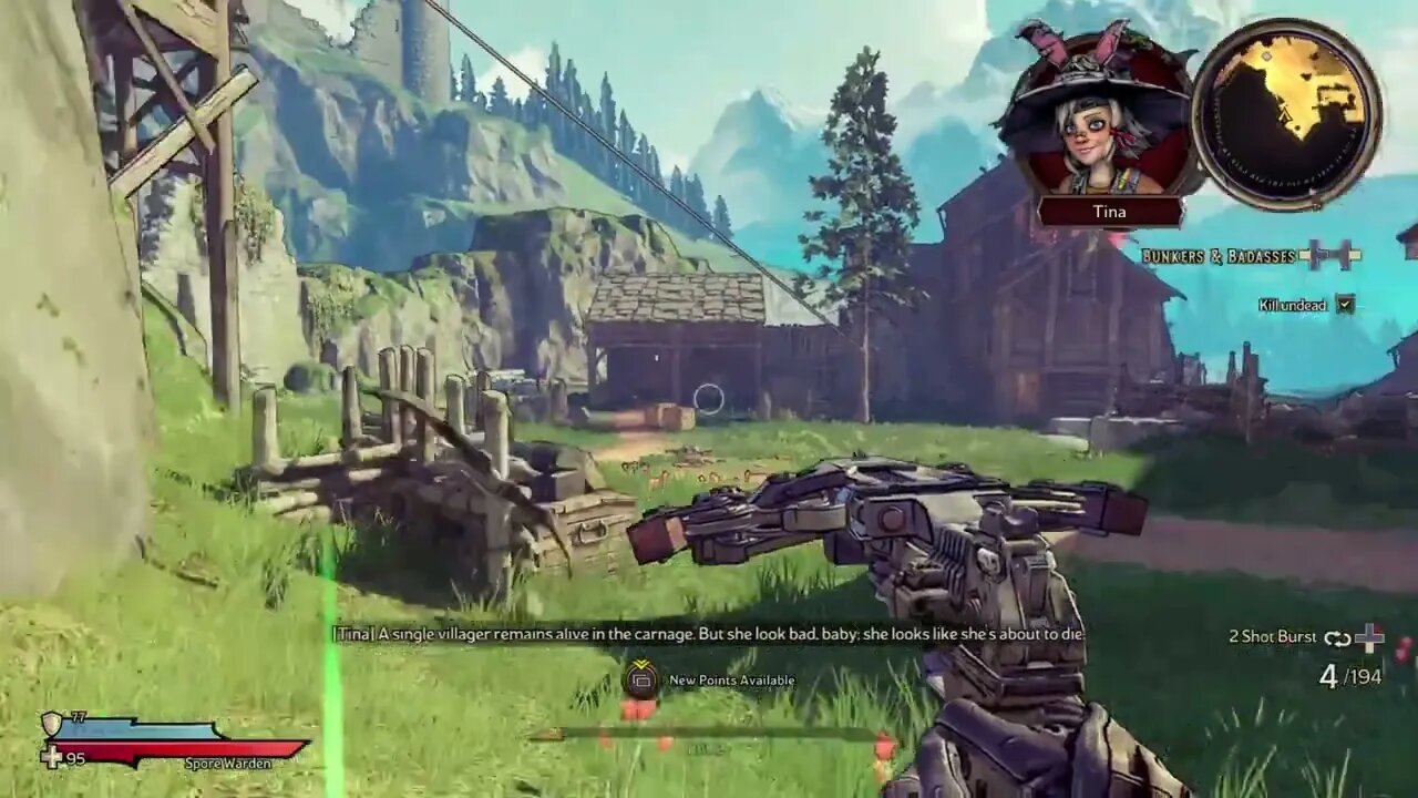 Tiny Tina's: bow bouncing