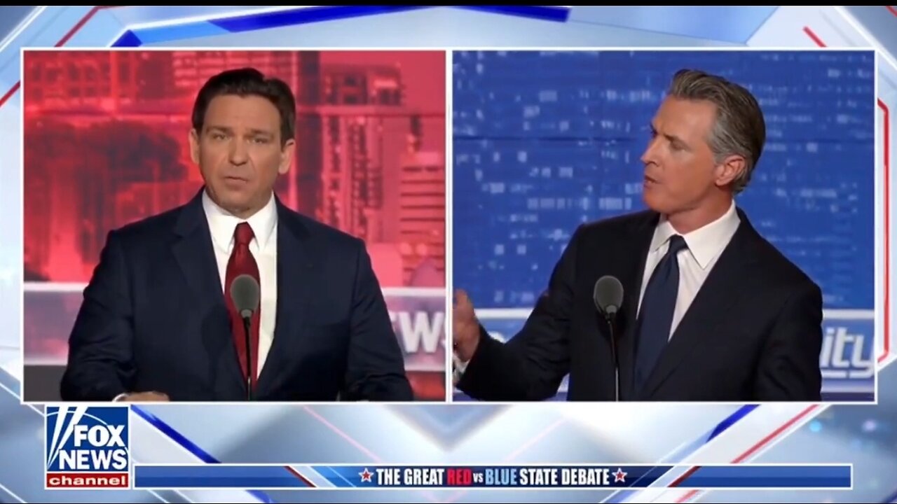 Newsom Angrily Accuses DeSantis Of Mispronouncing Kamala's Name