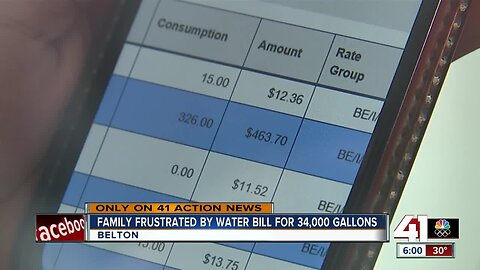 Belton family receives $866 water bill, says they should not be on the hook