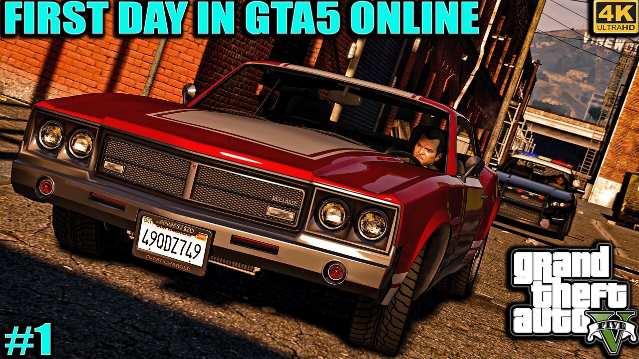 GTAV FIRST DAY IN GAMEPLAY #GTA5