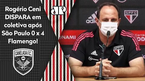 "Depois de PERDER por 4 a 0, NÃO EXISTE FALAR ISSO!" Rogério Ceni DISPARA após São Paulo x Flamengo!