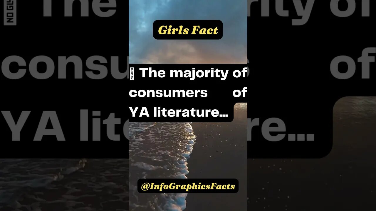 🎬 The majority of consumers of YA literature