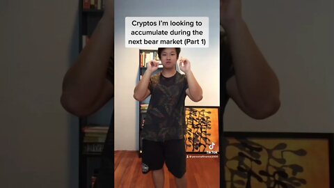 What cryptos are you looking to accumulate in the next bear market?comment below #shorts