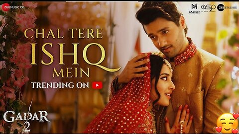 Chal Tere Ishq Mein (Female)- Gadar 2 Utkarsh Sharma,Simratt Kaur Vishal M,Mithoon,Neeti,Sayeed