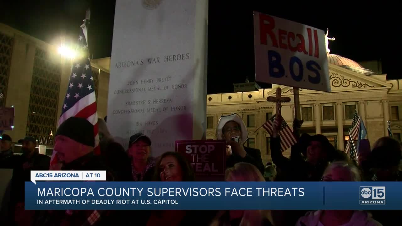 Maricopa County Board of Supervisors face threats