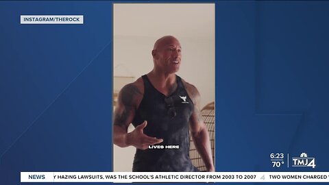 Today's Talker: Dwayne Johnson surprises an MMA fighter, a pizza lovers' dream job