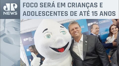 Tarcísio lança campanha de multivacinação neste sábado