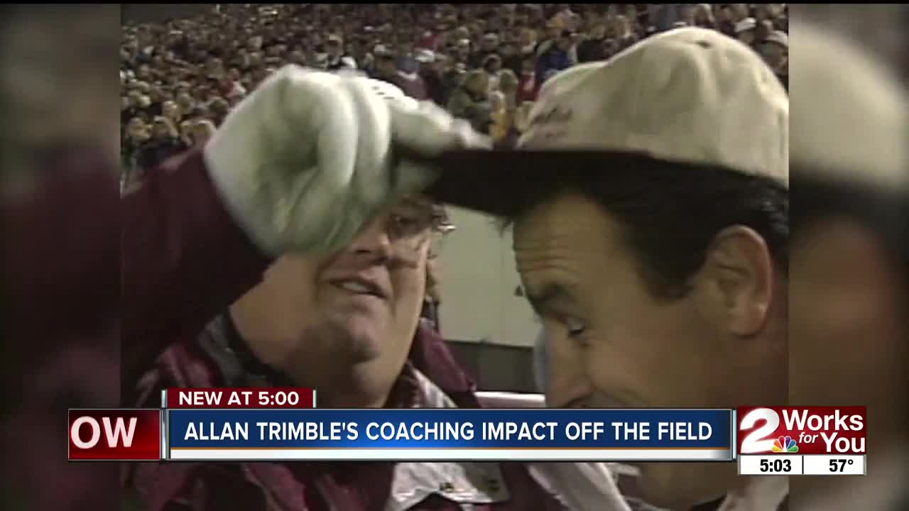 Allan Trimble's coaching impact off the field